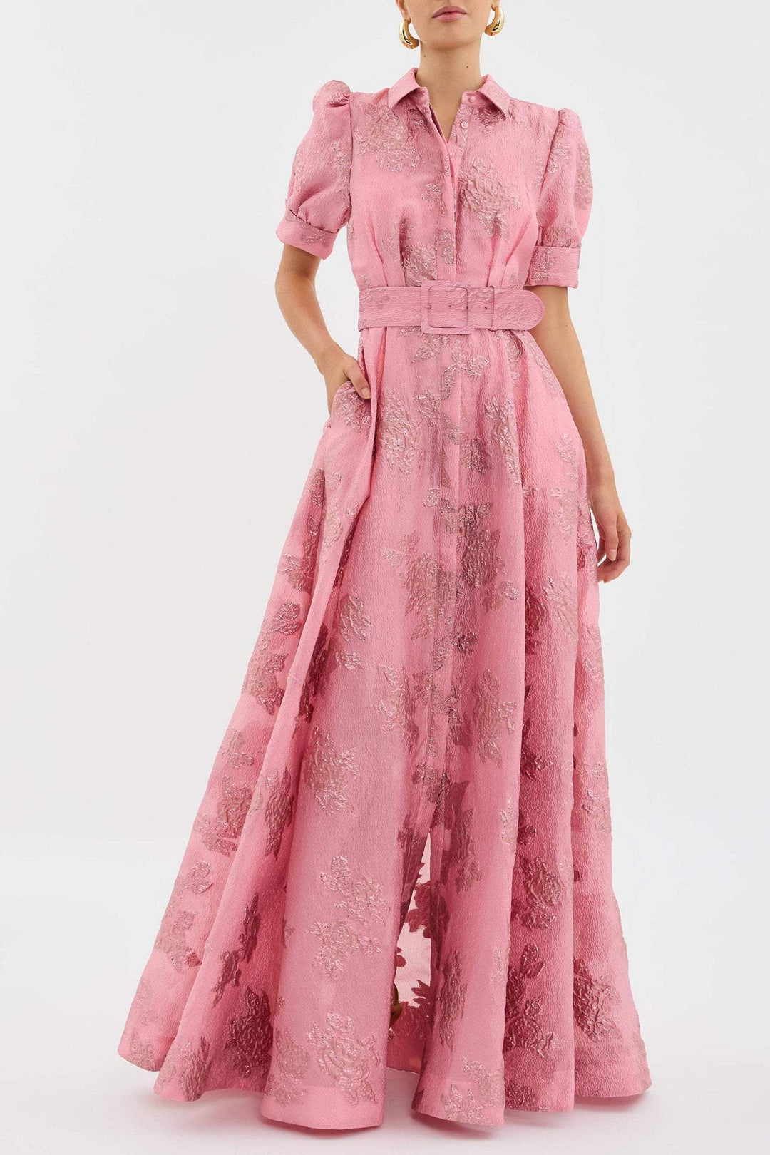 Celina – Vestido De Mangas Curtas Bufantes