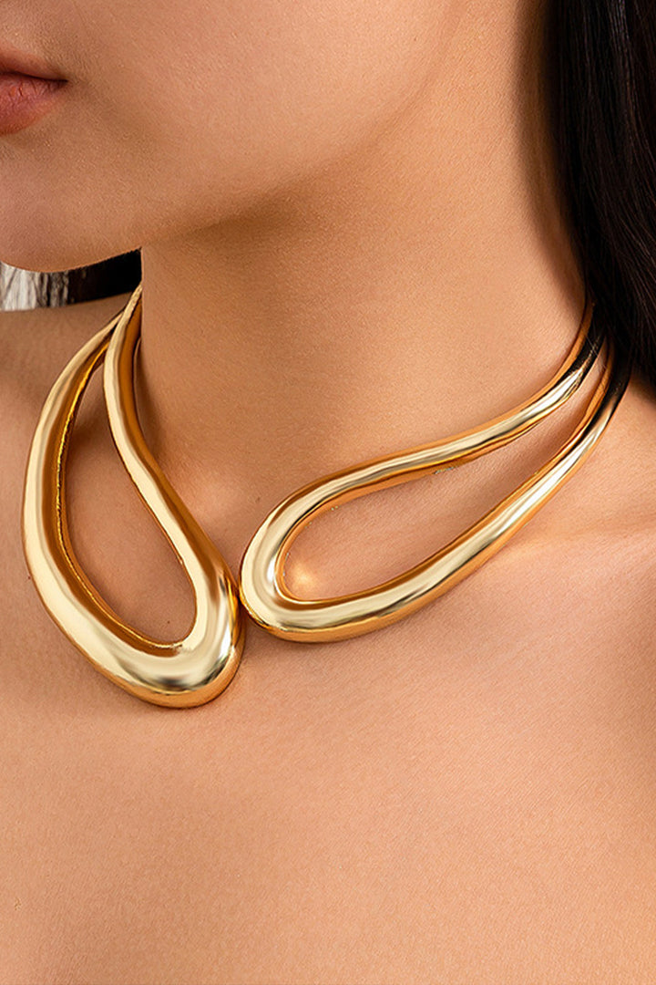 Asymmetrical Cut Necklace