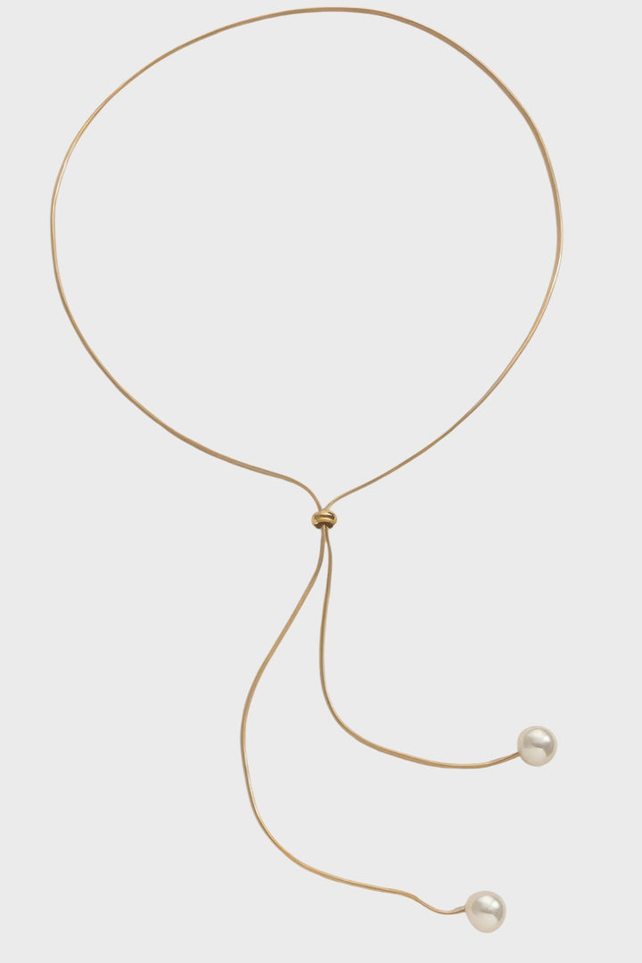 Ajustable Pearl Necklace