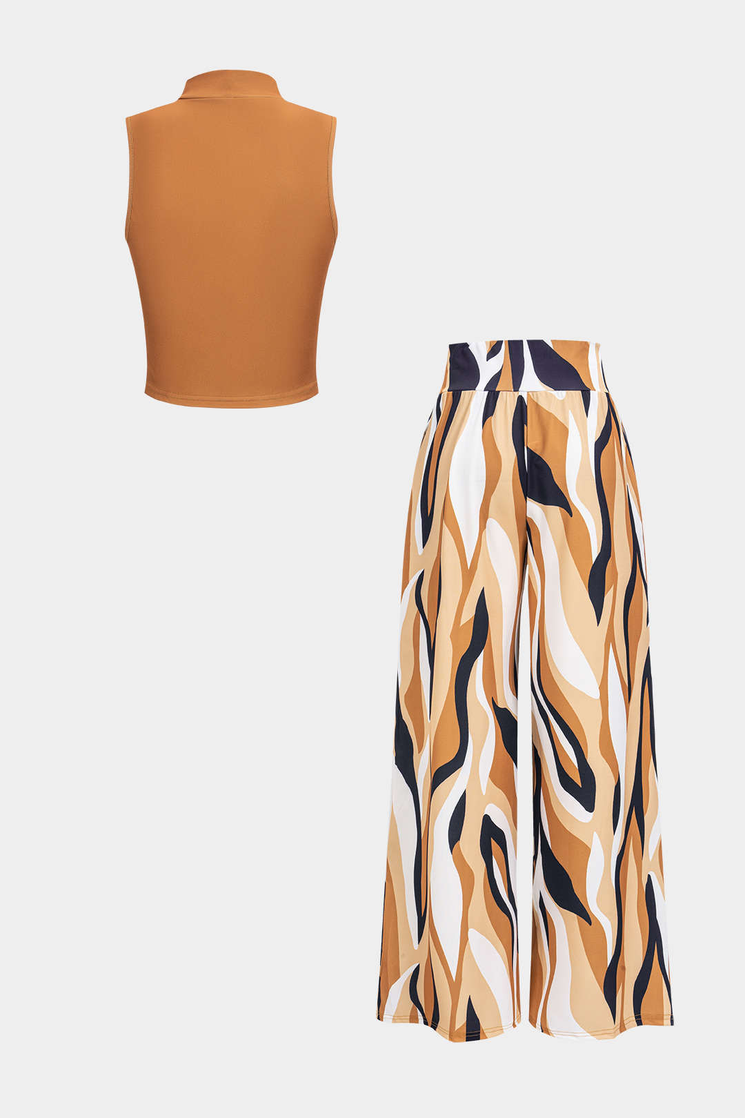 Liliana - Conjunto de Top e Calças com Estampa