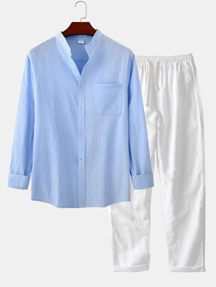 Luciano - Conjunto de Camisas de Manga Comprida