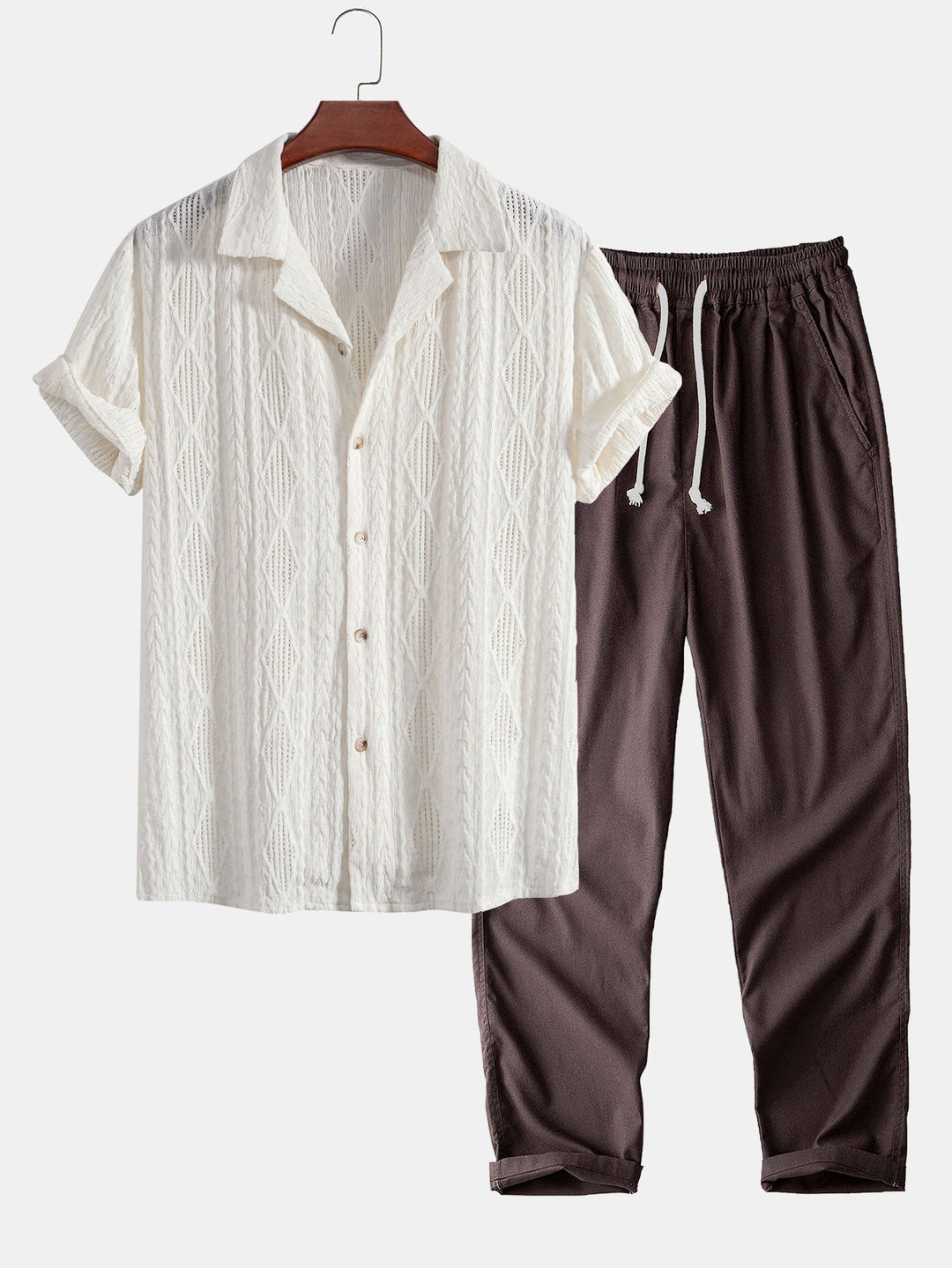 João - Camisa Cubana em Jacquard