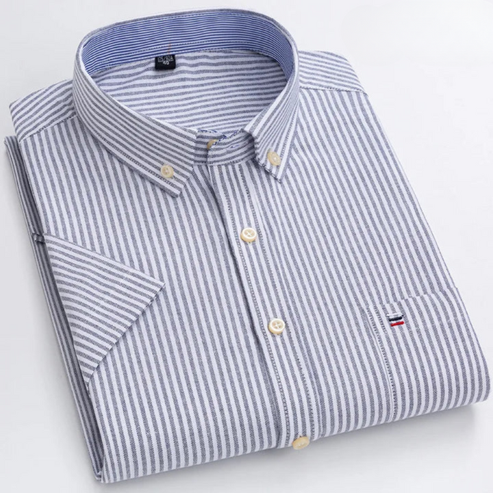 Estêvão - Camisa Masculina de Xadrez e Listras