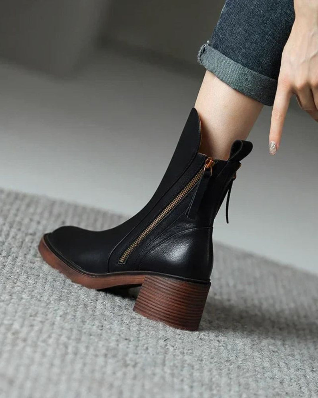 Filipa - Botas com salto confortável e elegantes