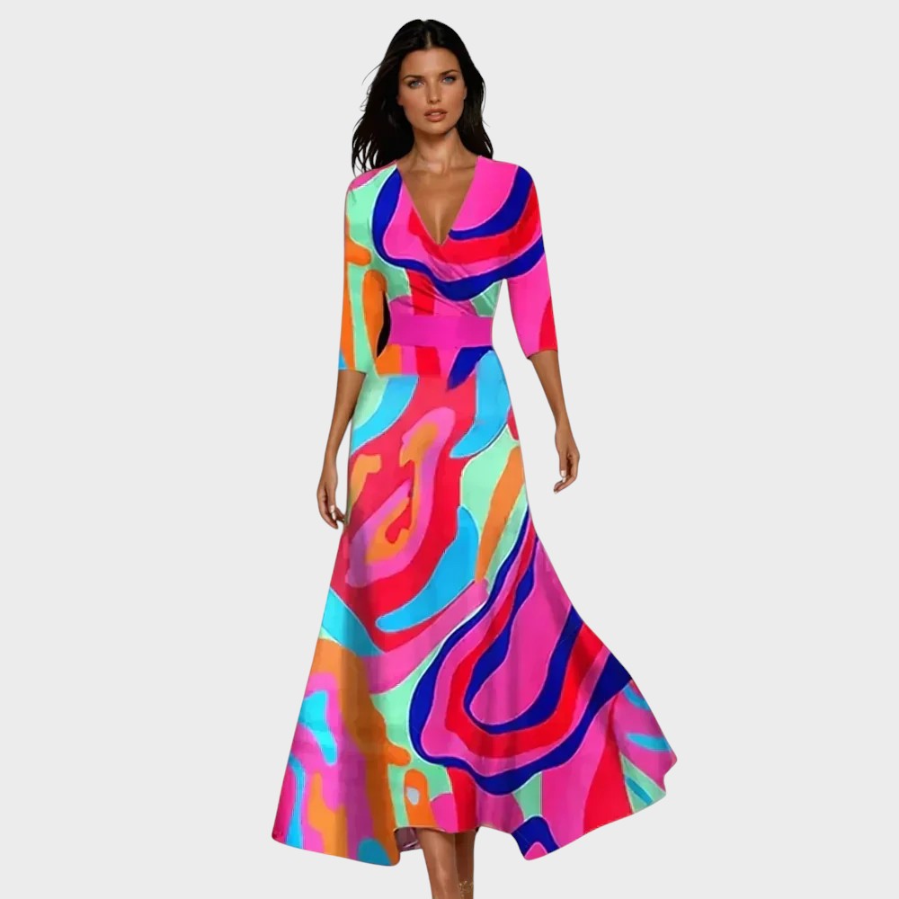 Lara - Vestido Floral Elegante