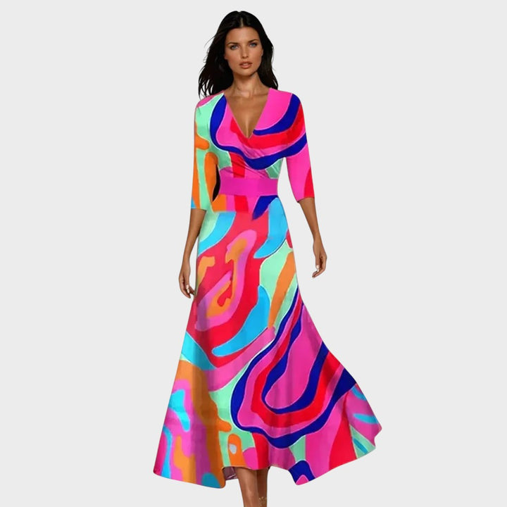 Lara - Vestido Floral Elegante
