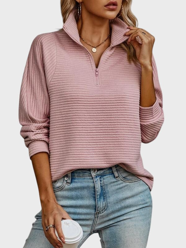 Carolina - Camisola Sofisticado com Decote em V