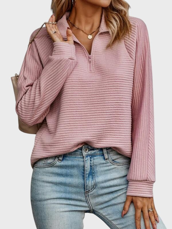 Carolina - Camisola Sofisticado com Decote em V