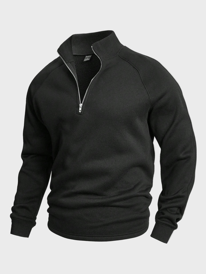 Antonio - Camisola casual com meio fecho