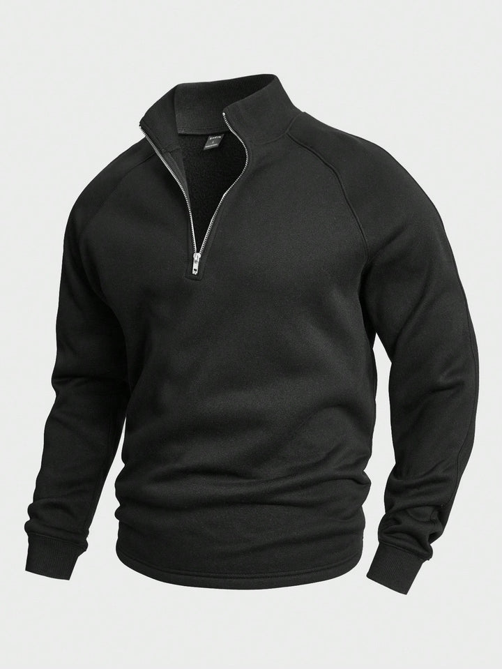 António - Camisola Casual com Zíper Frontal