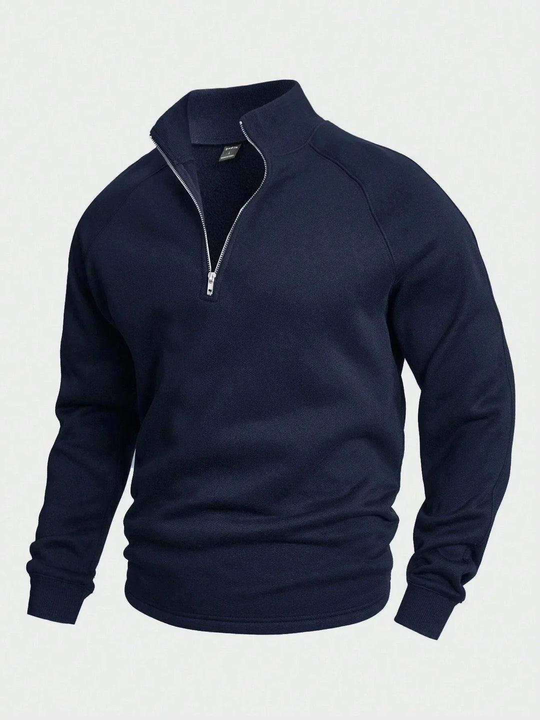 António - Camisola Casual com Zíper Frontal