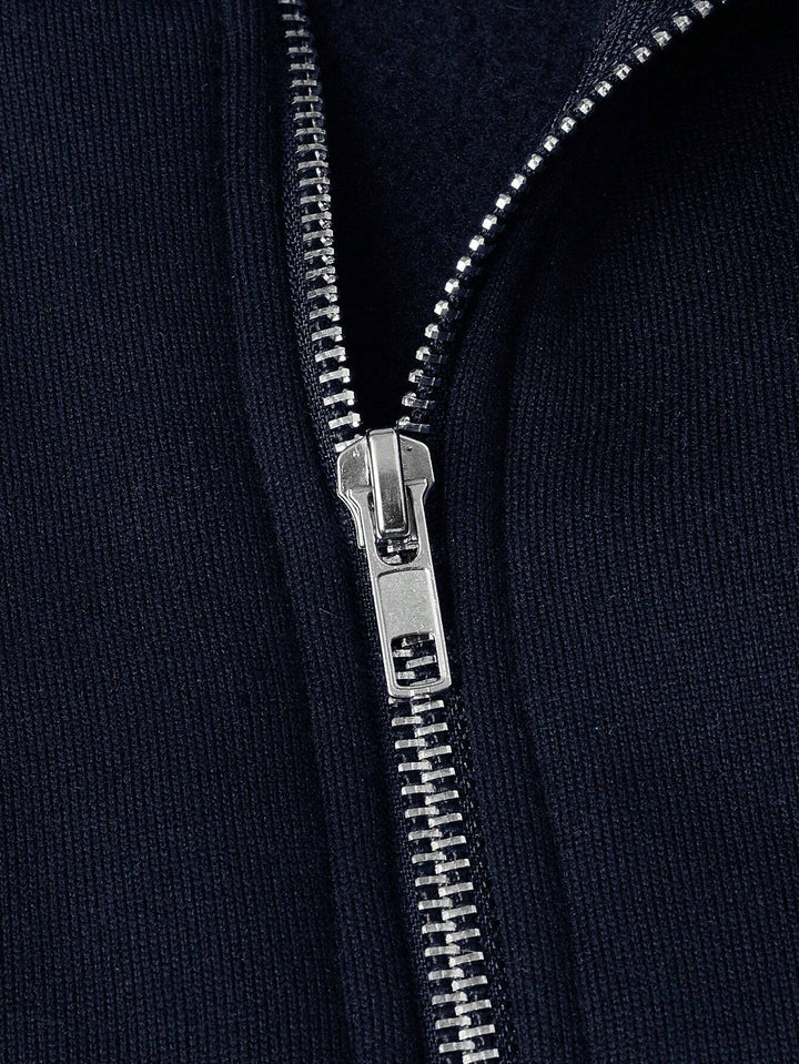 António - Camisola Casual com Zíper Frontal