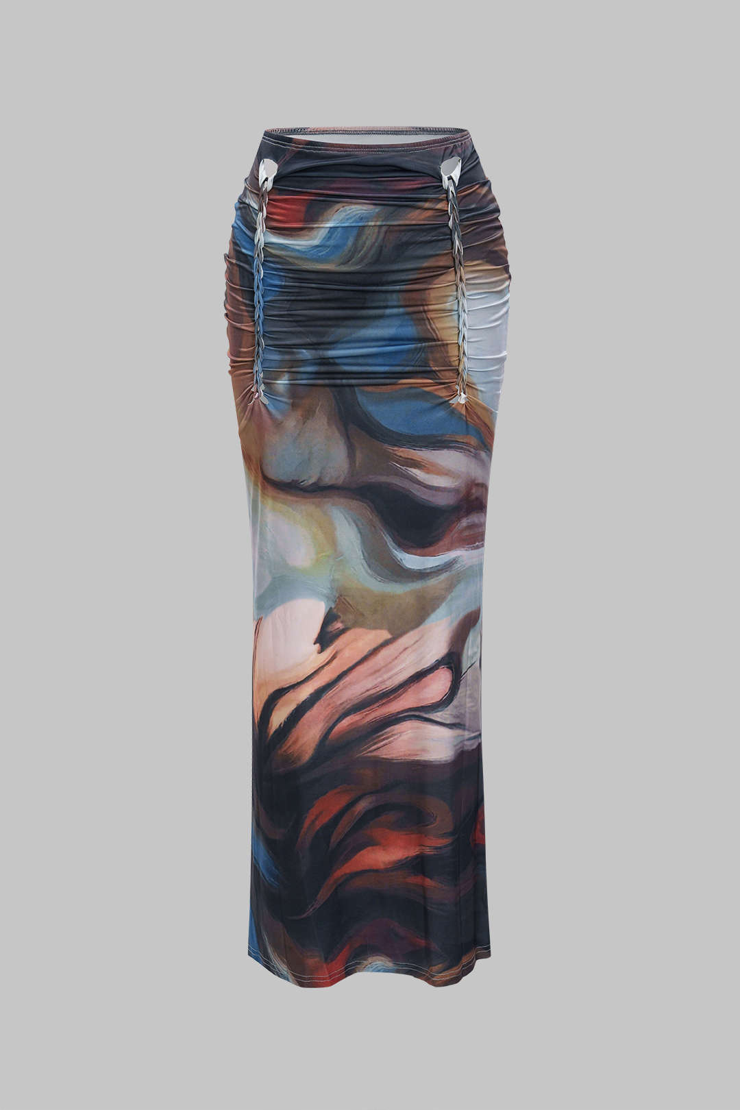 Melissa- Conjunto Saia Plissada e Top Halter