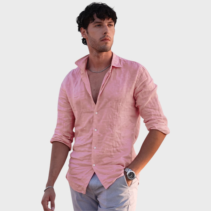 Leonardo - Camisa de Linho Casual para o Verão