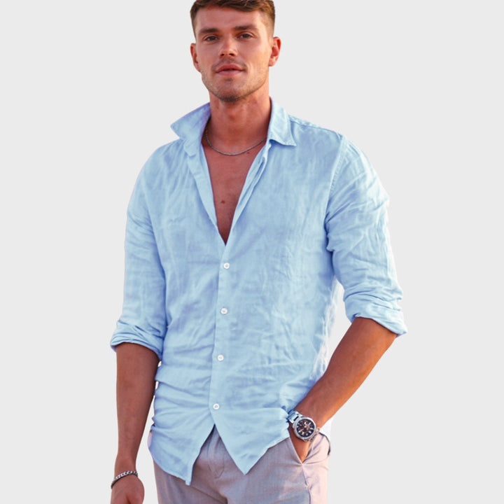 Leonardo - Camisa de Linho Casual para o Verão