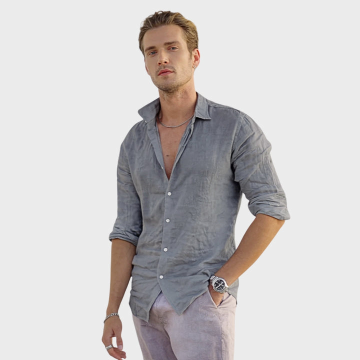 Leonardo - Camisa de Linho Casual para o Verão