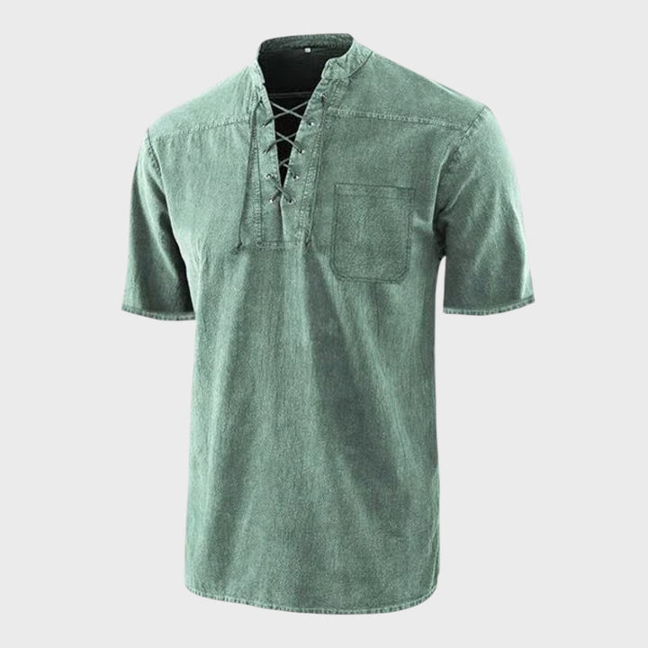 Daniel – T-shirt Gótica Retro com Decote em V