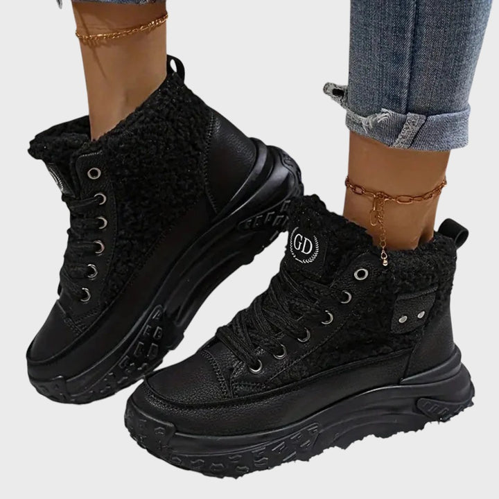 Cristina - Botas Confortáveis de Plataforma