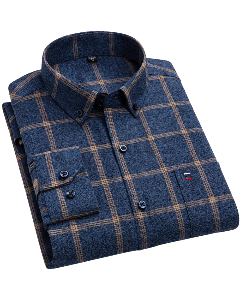 Sérgio - Camisa Clássica de Xadrez Masculina