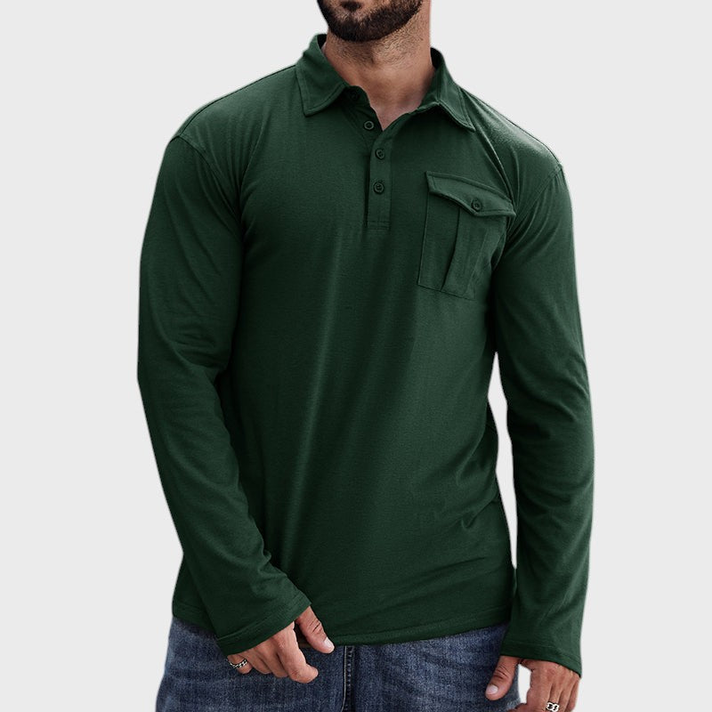 Duarte - Polo casual com bolsos