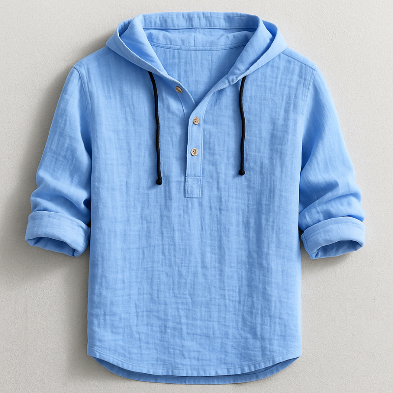 Cesar - Hoodie de Linho de Luxo