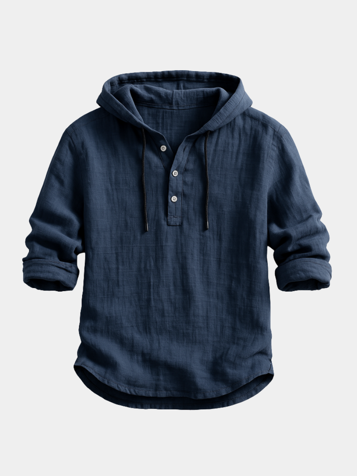 Cesar - Hoodie de Linho de Luxo
