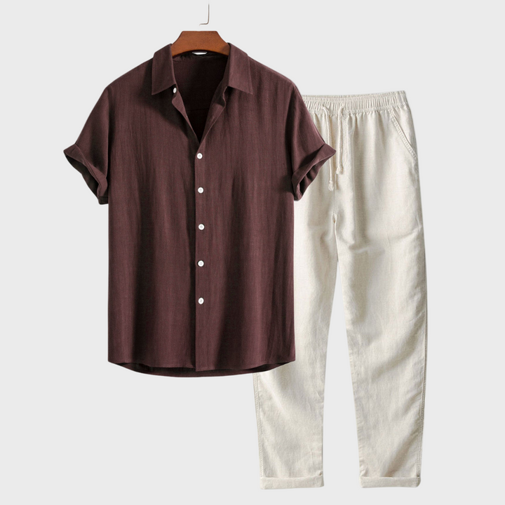 Lucas - Conjunto de Camisa de Manga Curta