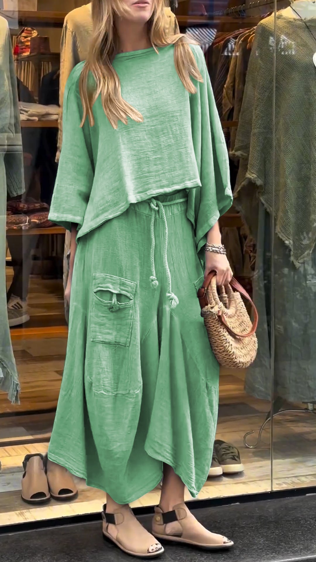 Lara - Conjunto Boho Chic 2 Peças