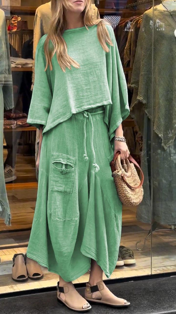 Lara - Conjunto Boho Chic 2 Peças