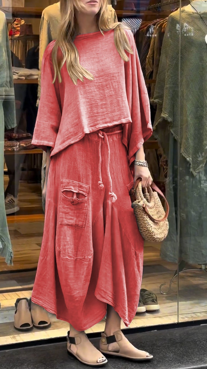 Lara - Conjunto Boho Chic 2 Peças