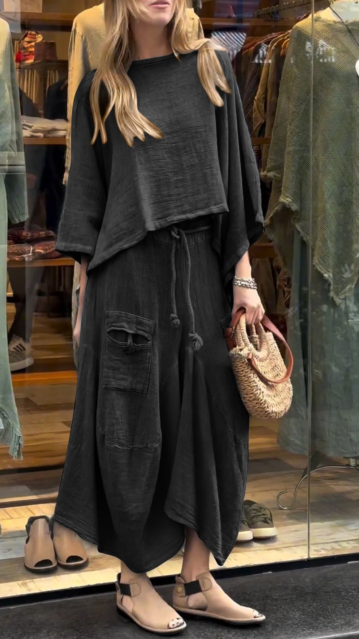 Lara - Conjunto Boho Chic 2 Peças