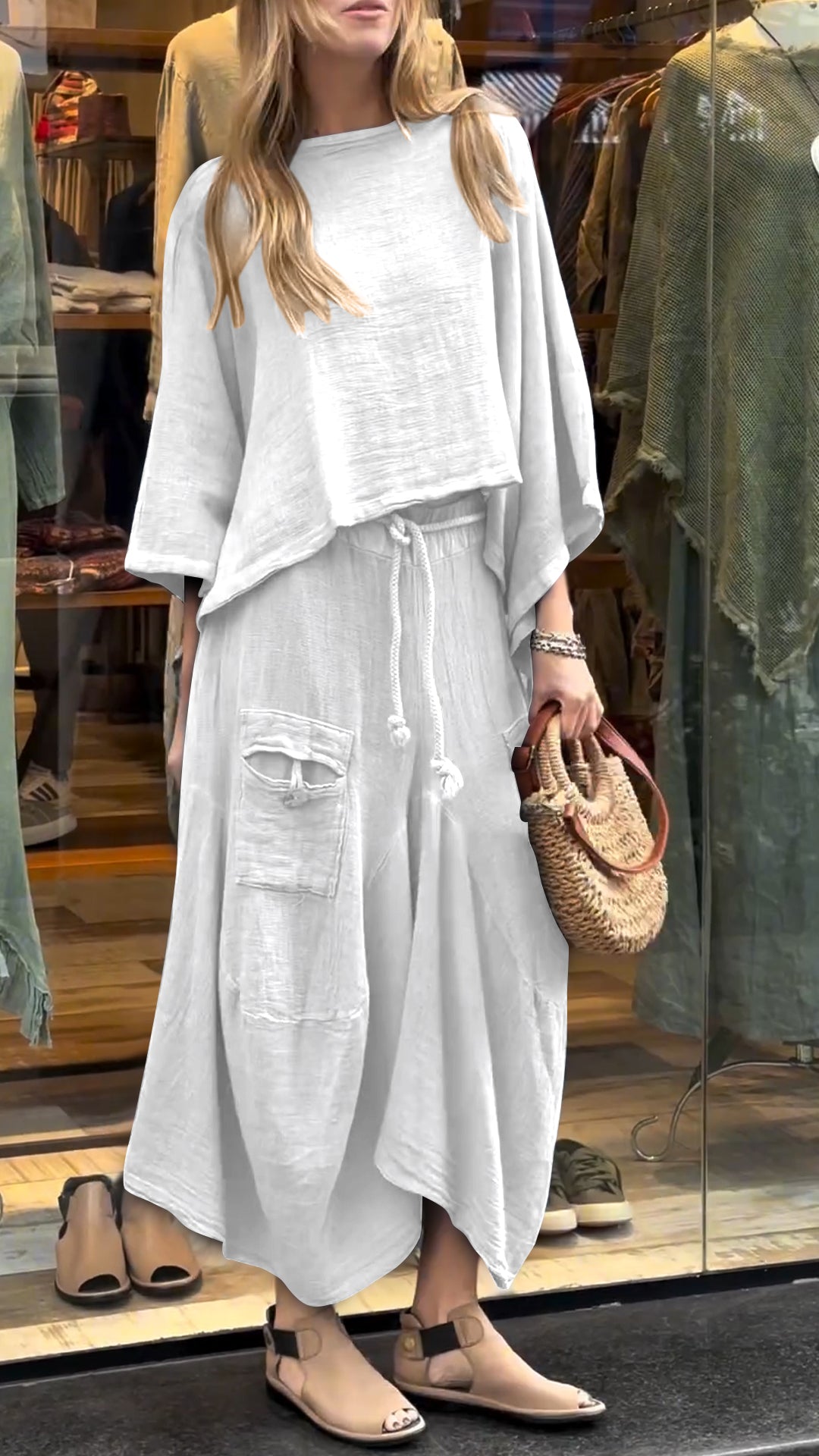 Lara - Conjunto Boho Chic 2 Peças