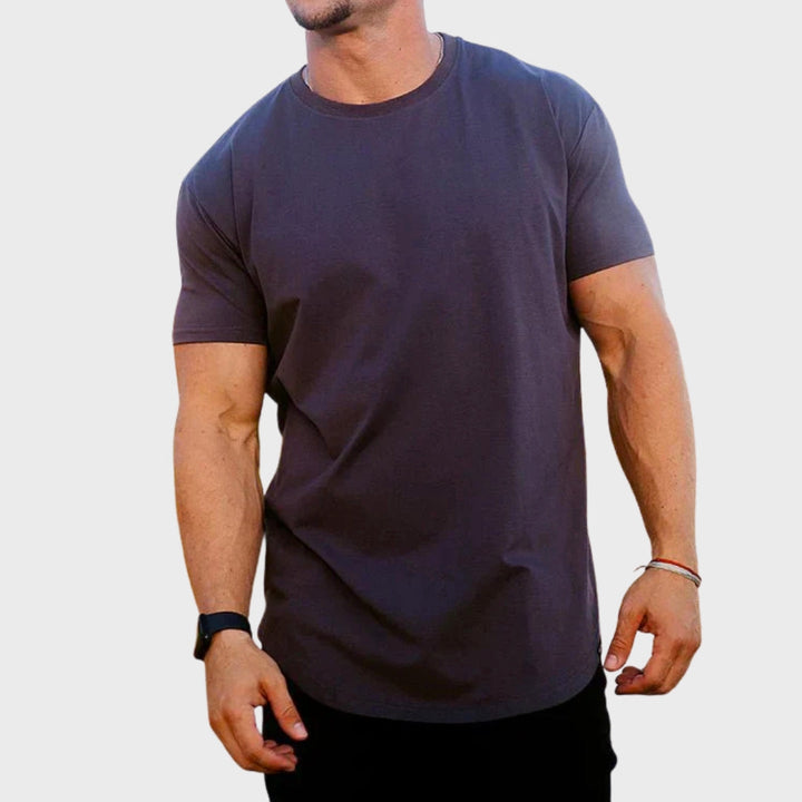 Vítor - T-shirt Justa com Corte Desportivo