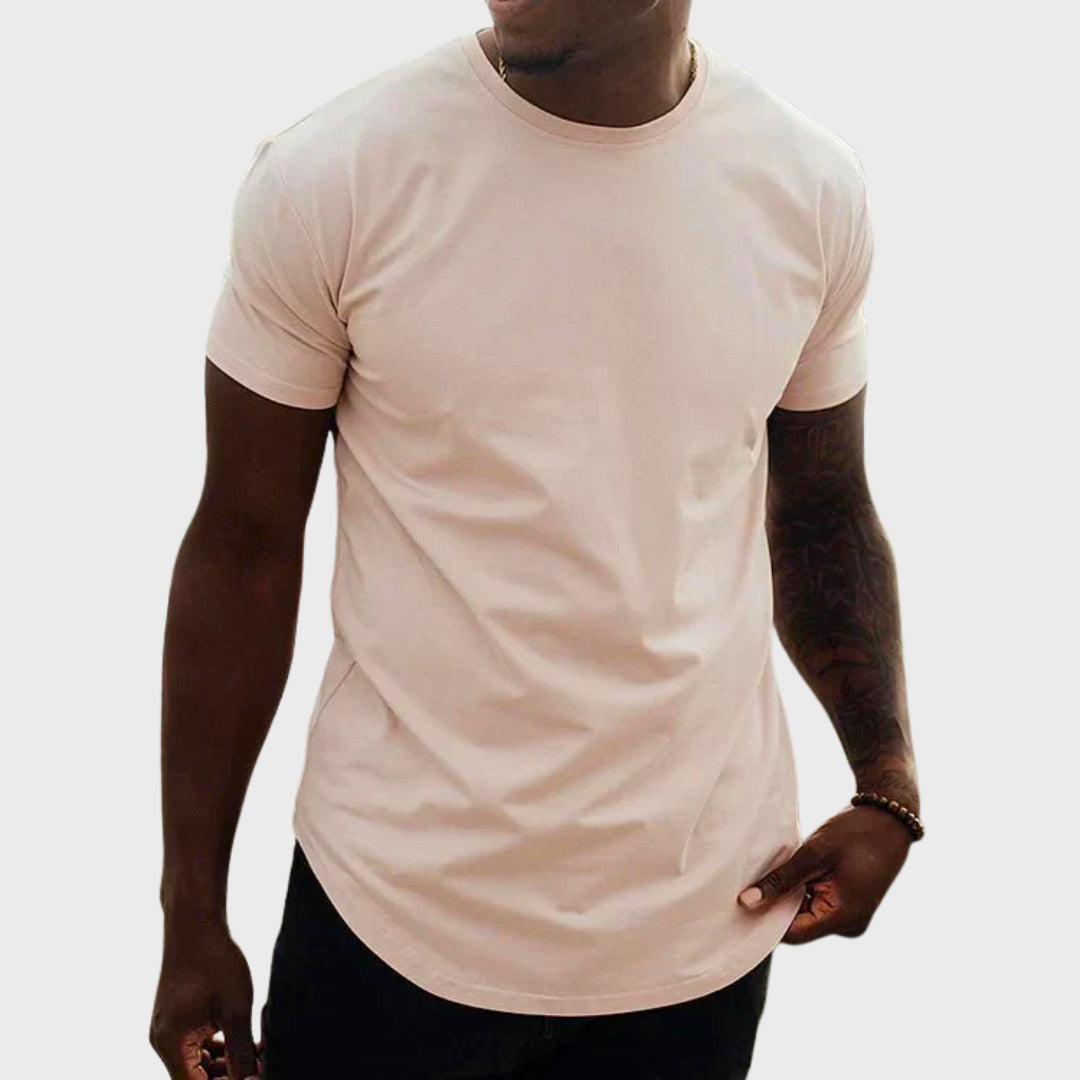 Vítor - T-shirt Justa com Corte Desportivo
