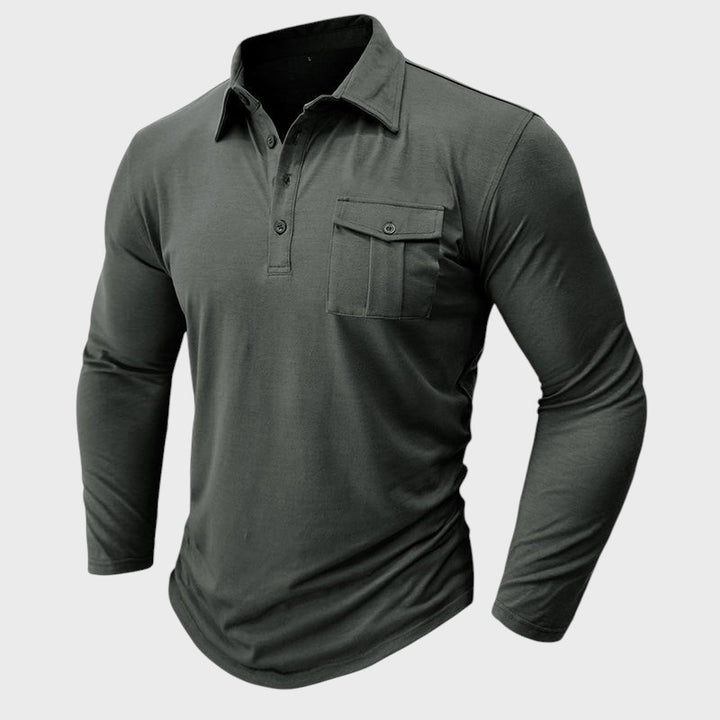 Duarte - Polo casual com bolsos
