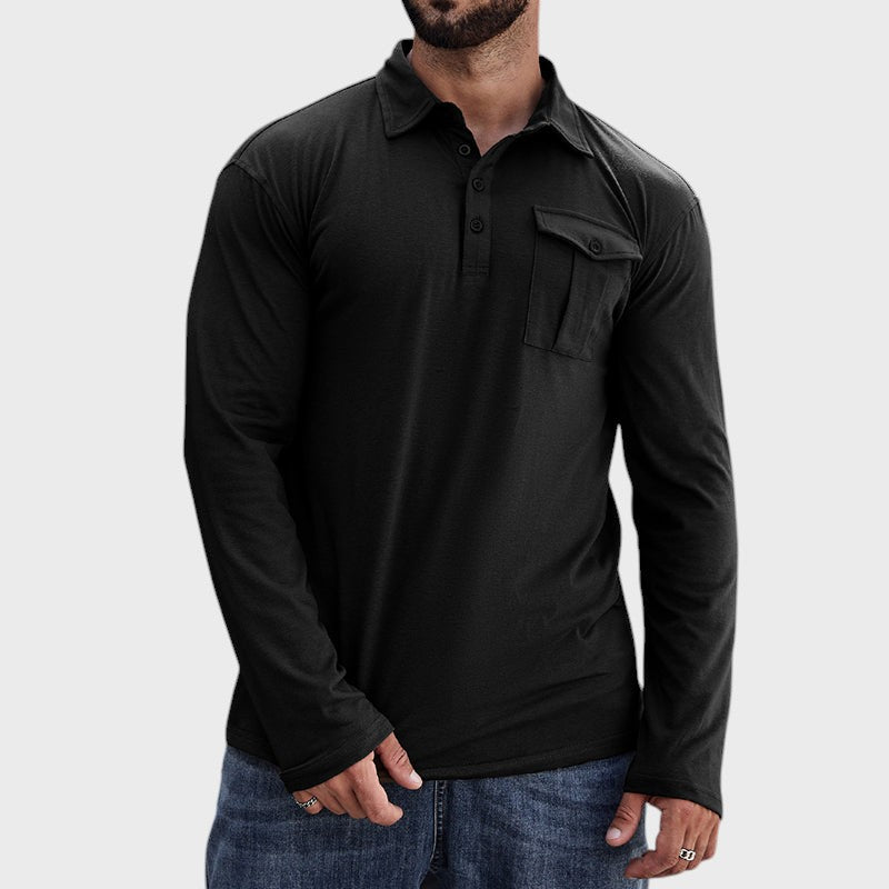 Duarte - Polo casual com bolsos