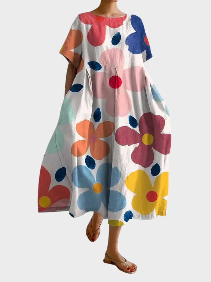 Ariel - Vestido Floral De Verão