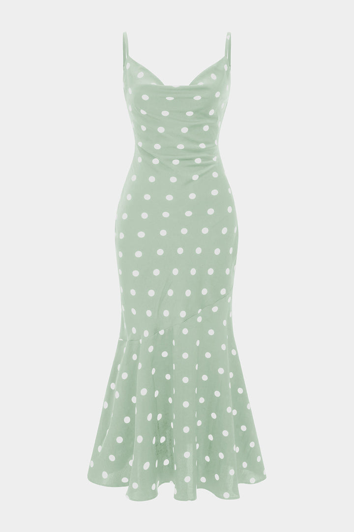 Telma – Vestido Sem Mangas Com Decote Profundo