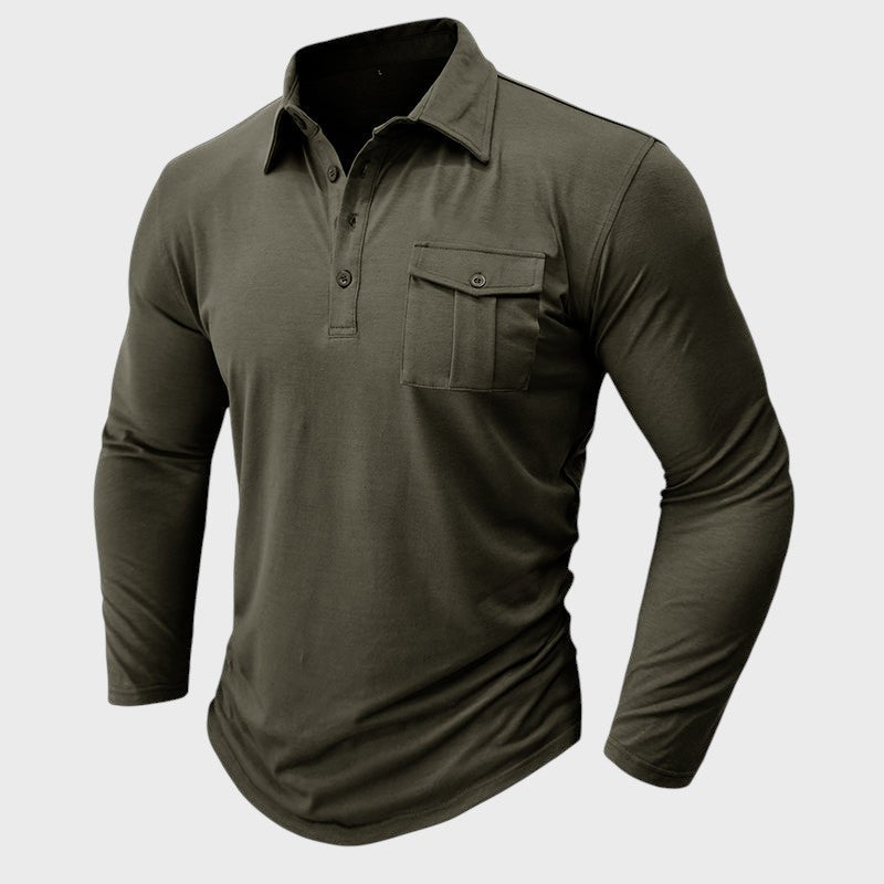 Duarte - Polo casual com bolsos