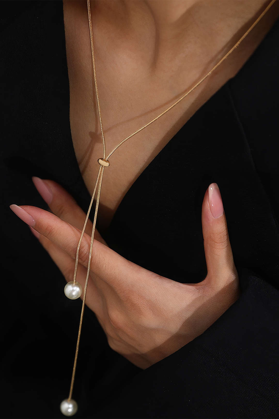 Ajustable Pearl Necklace