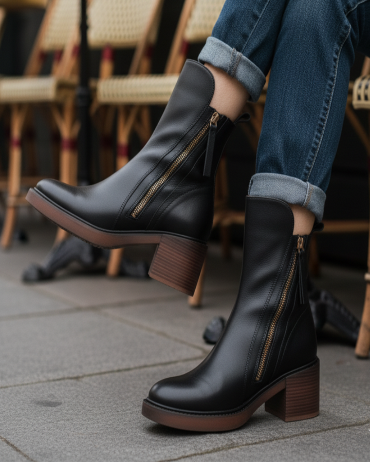 Filipa - Botas com salto confortável e elegantes