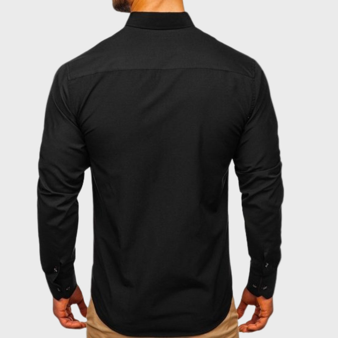 Diogo - Camisa Clássica de Manga Comprida