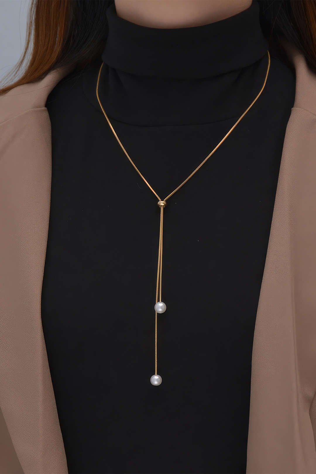 Ajustable Pearl Necklace