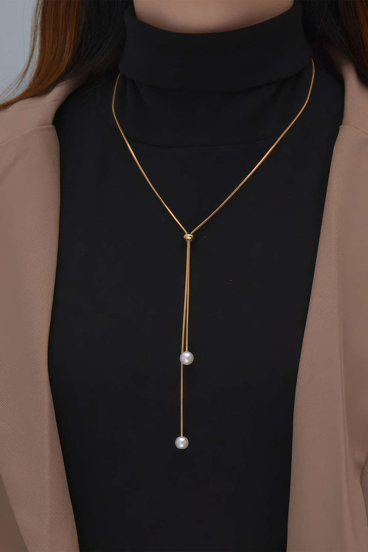 Ajustable Pearl Necklace