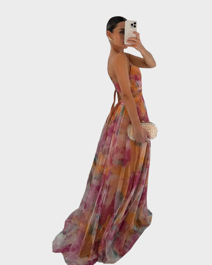 Gisele - Vestido longo Floral