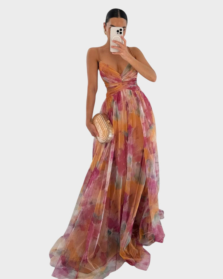 Gisele - Vestido longo Floral