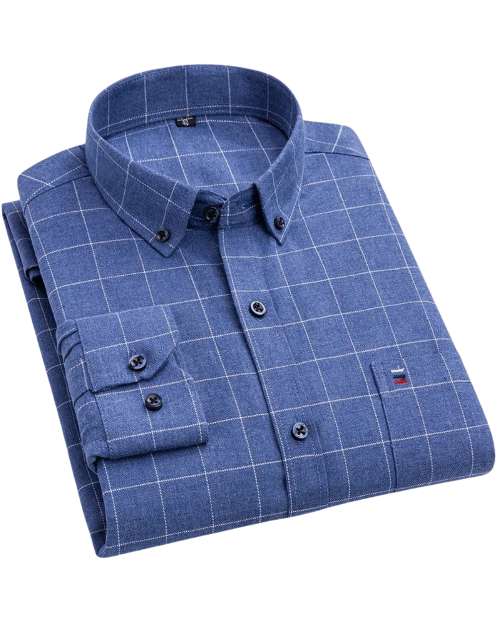 Sérgio - Camisa Clássica de Xadrez Masculina