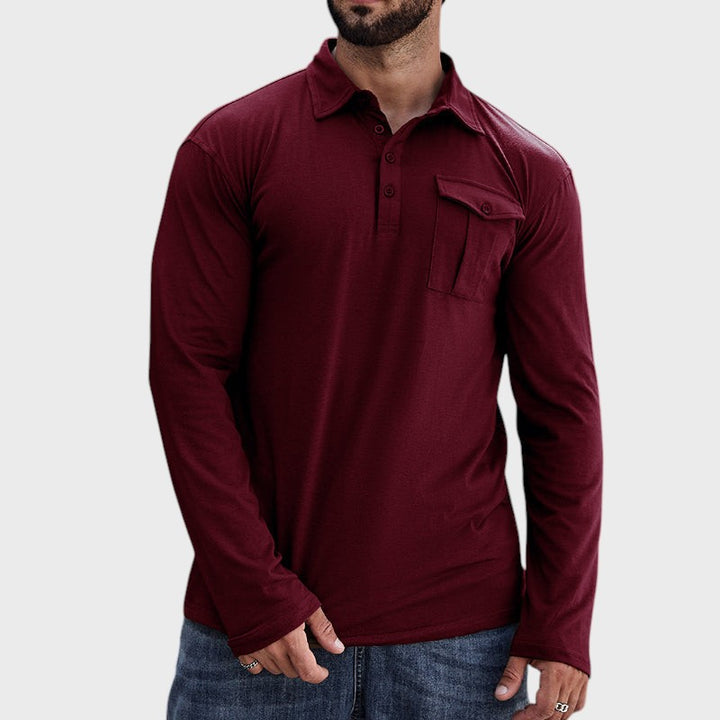 Duarte - Polo casual com bolsos