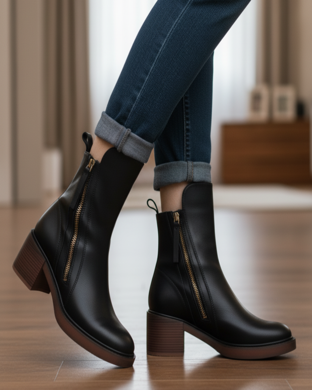 Filipa - Botas com salto confortável e elegantes