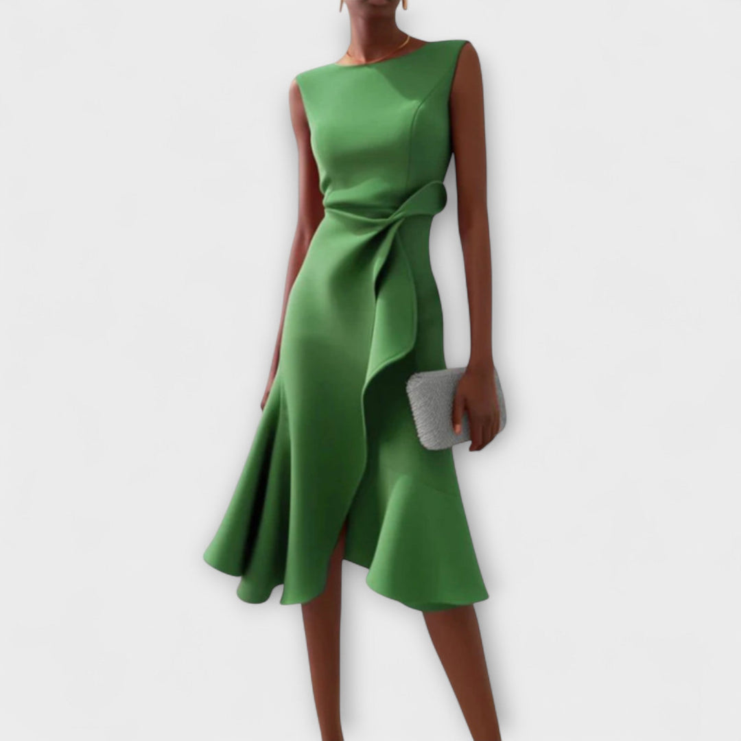 Andria – Vestido Médio Assimétrico